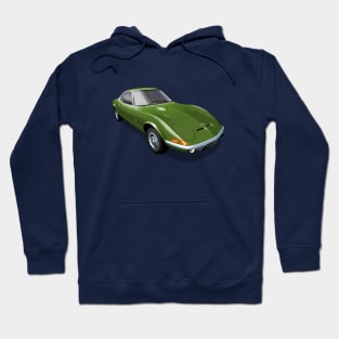 1972 Opel GT in green Hoodie